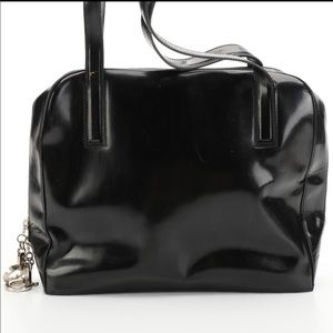 Salvatore Ferragamo Nylon Jacquard, Leather